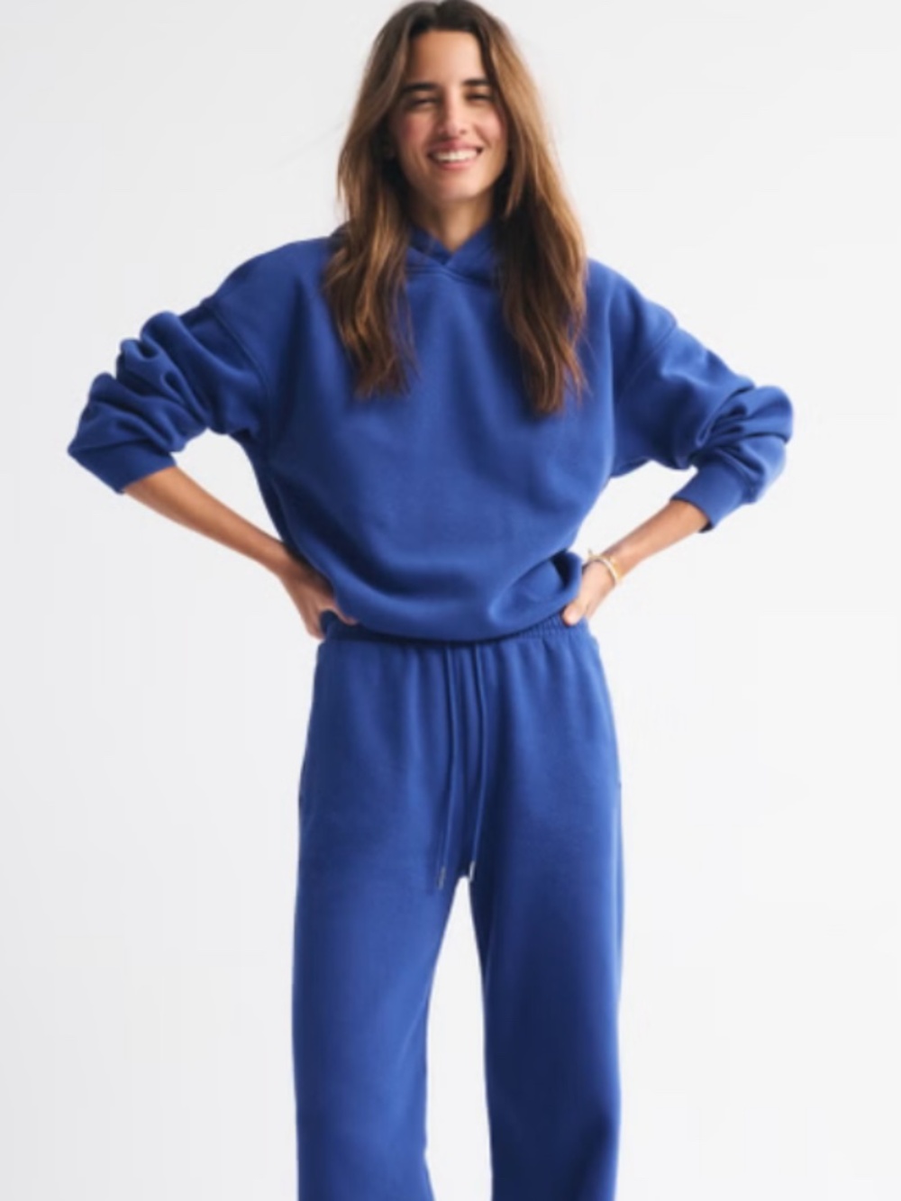 Abercrombie Sunday Hoodie in Twilight Blue